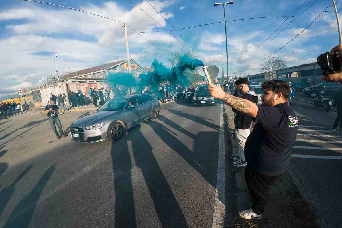 Tifosi Napoli Capodichino Garcia