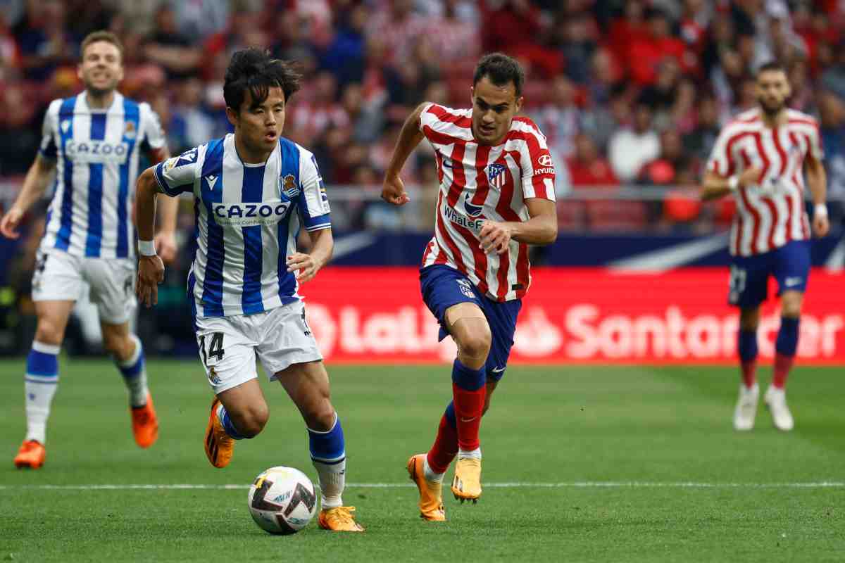 Kubo vs Atletico Madrid (ANSA)