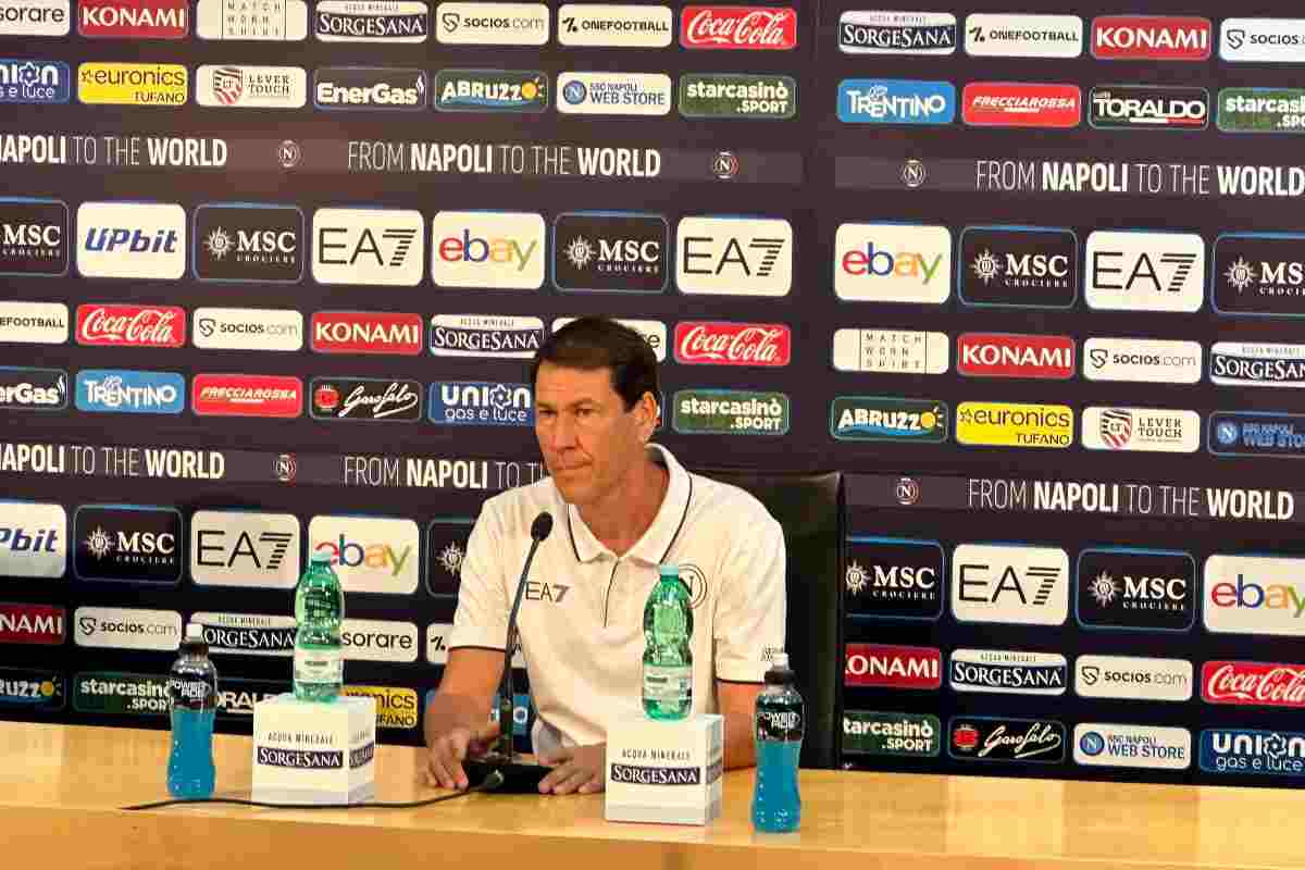 Garcia conferenza stampa