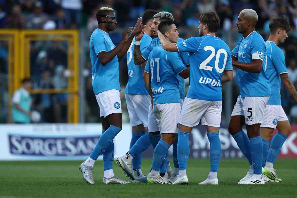 Debutto stagionale a Frosinone per il Napoli 