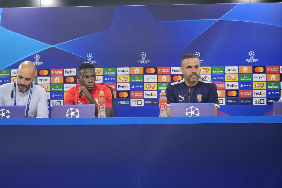 Bruma e Jorge in conferenza