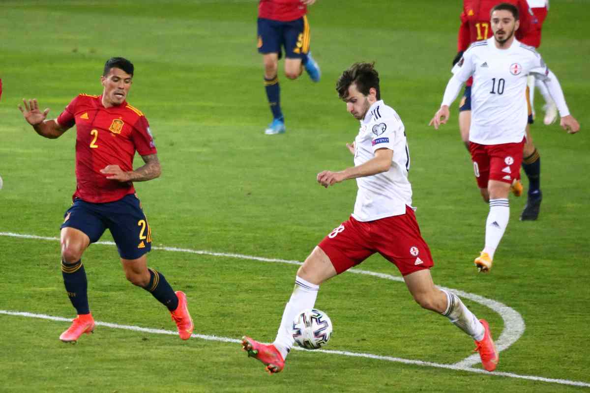 7-1 per la Spagna contro la Georgia, duro colpo per Kvara