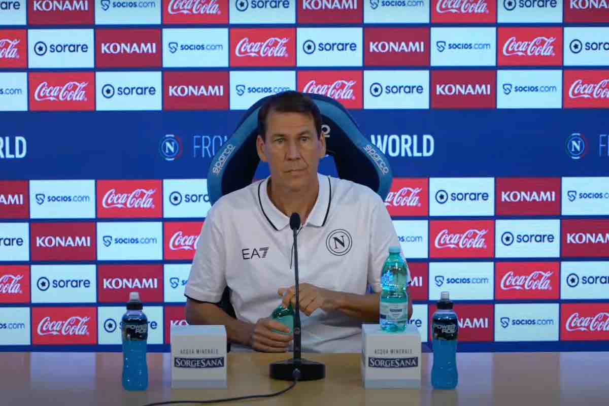 Genoa-Napoli, le parole di Rudi Garcia in conferenza stampa