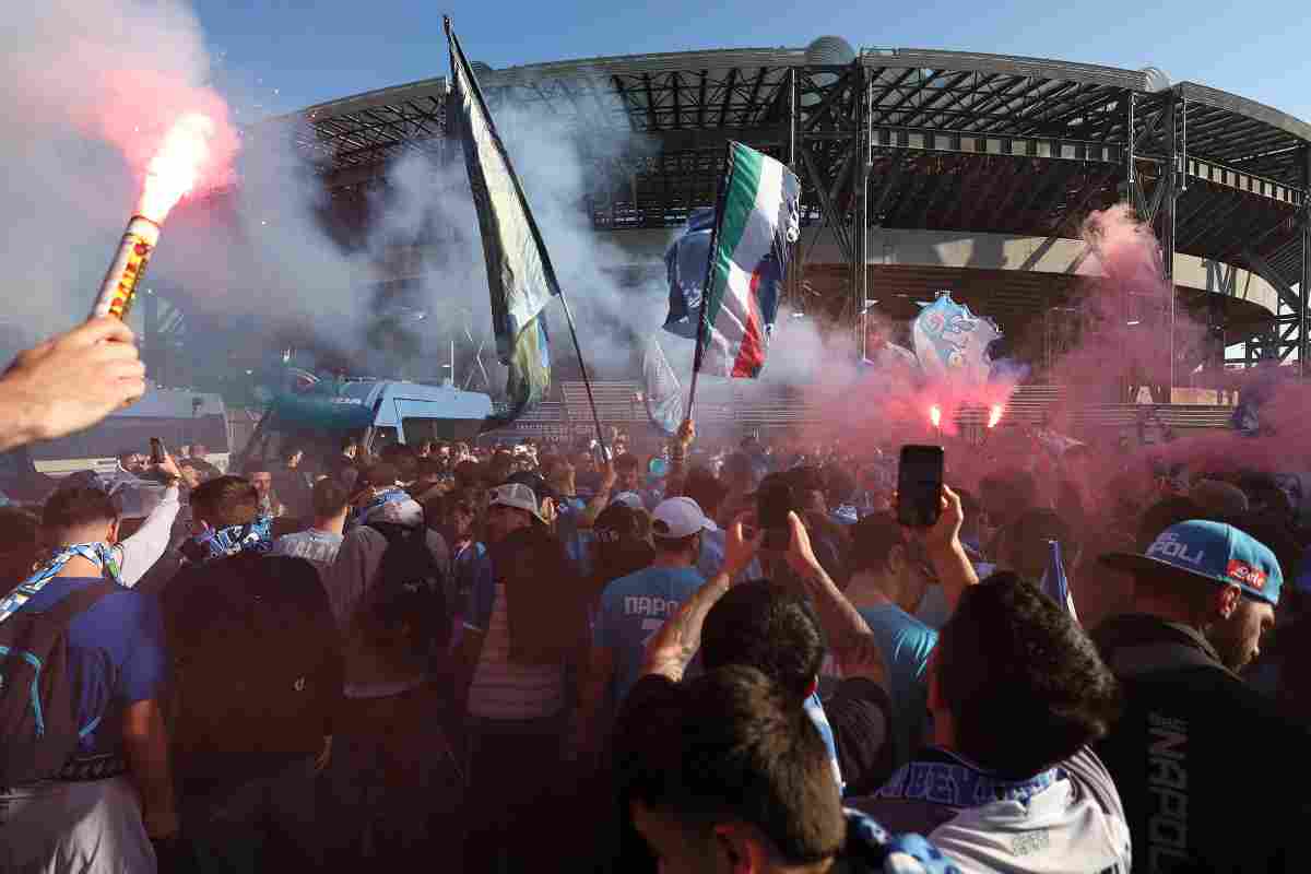 Tifosi del Napoli pronti a sostenere gli azzurri