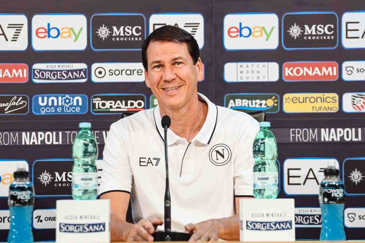 La conferenza stampa di Rudi Garcia alla vigilia di Napoli-Lazio