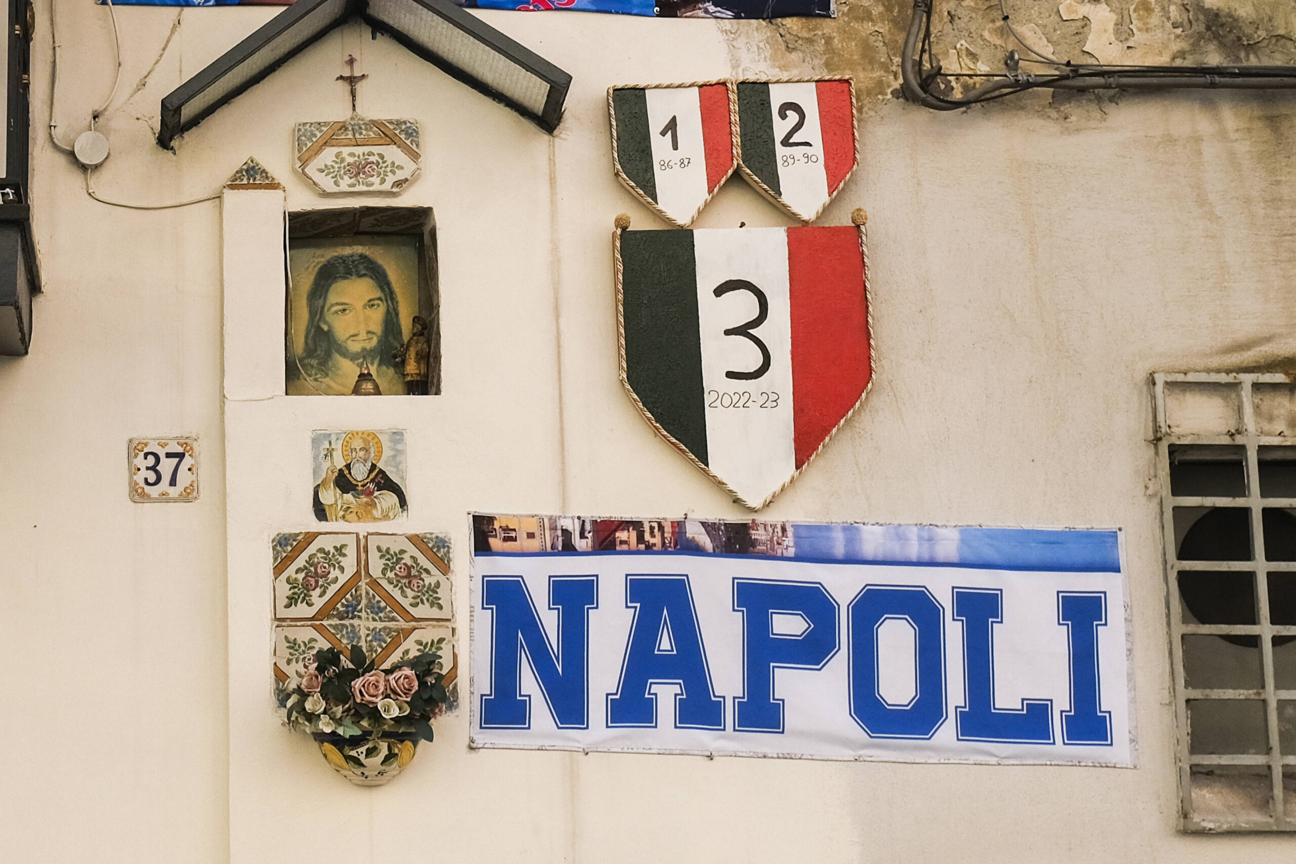 Città di Napoli in festa per lo Scudetto
