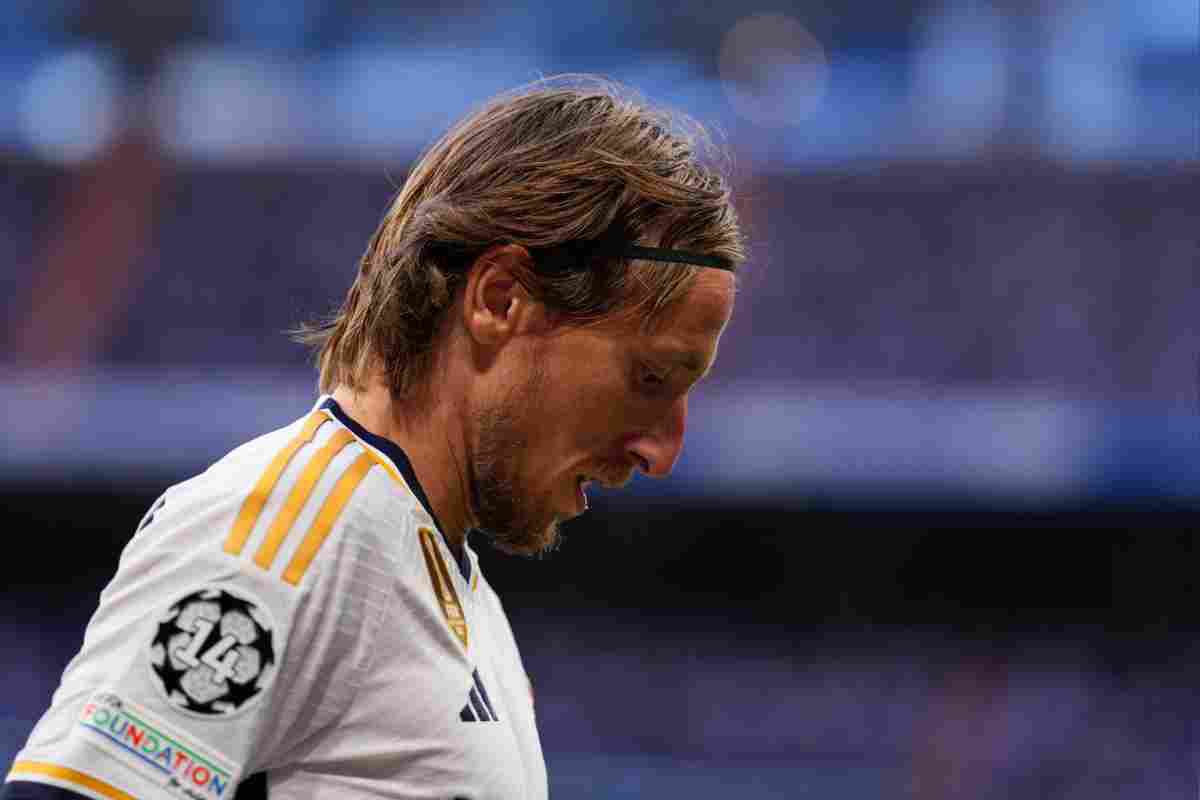 Modric caos al Real prima del Napoli