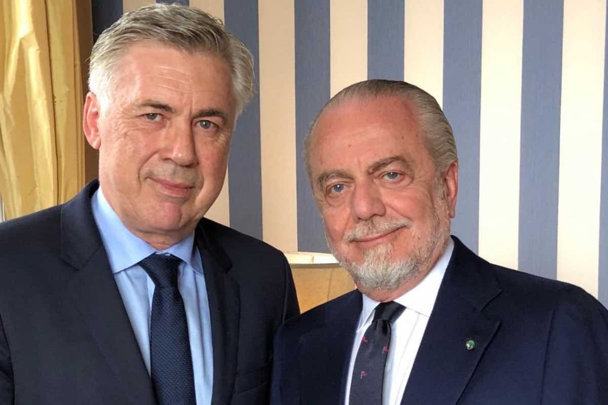 Gli chiedono di De Laurentiis: Ancelotti risponde in conferenza