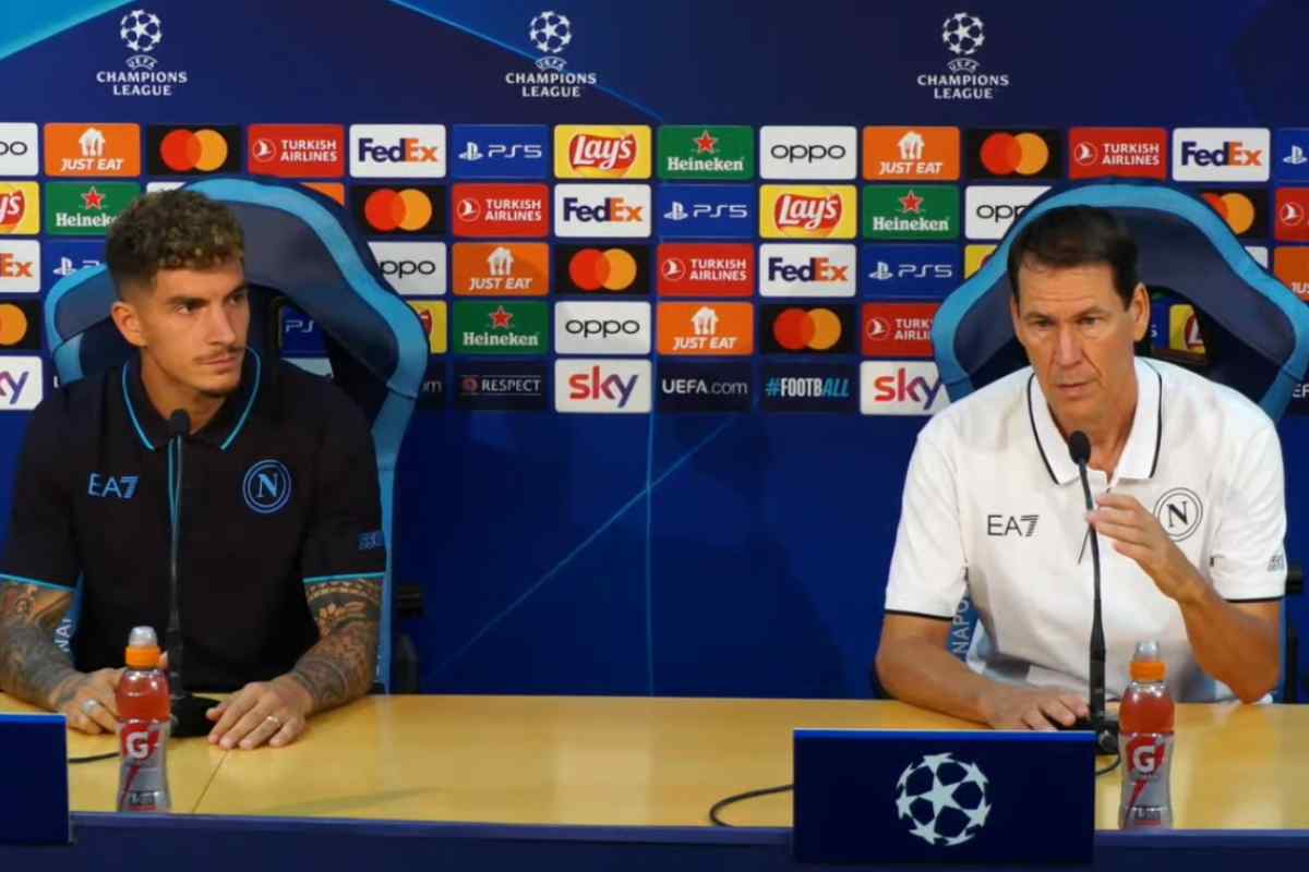 Conferenza stampa Di Lorenzo pre Real Madrid.