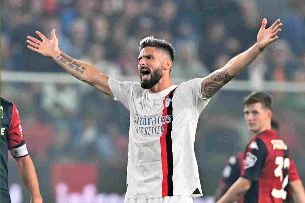 Milan, Giroud sfida il Napoli