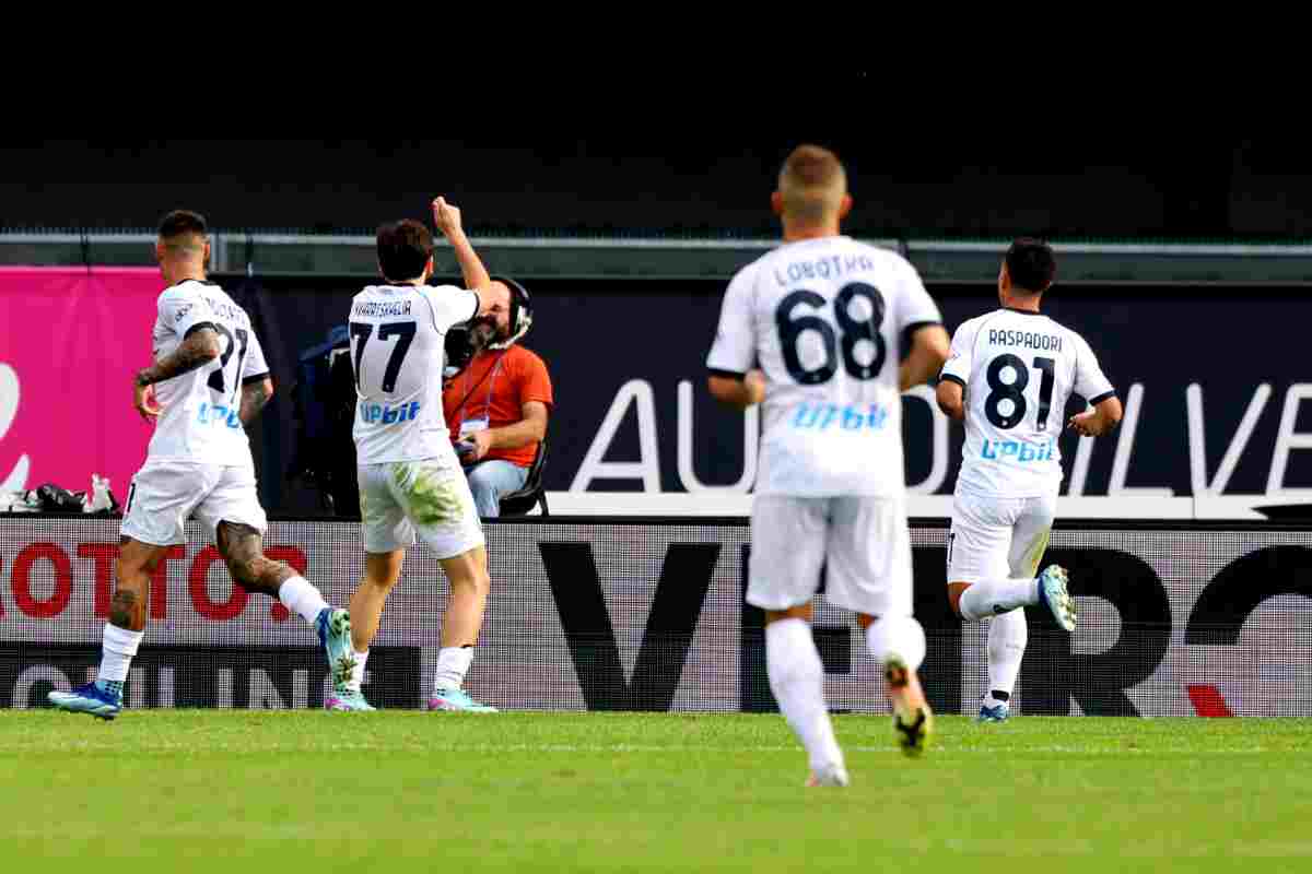 esultanza Kvara Verona Napoli