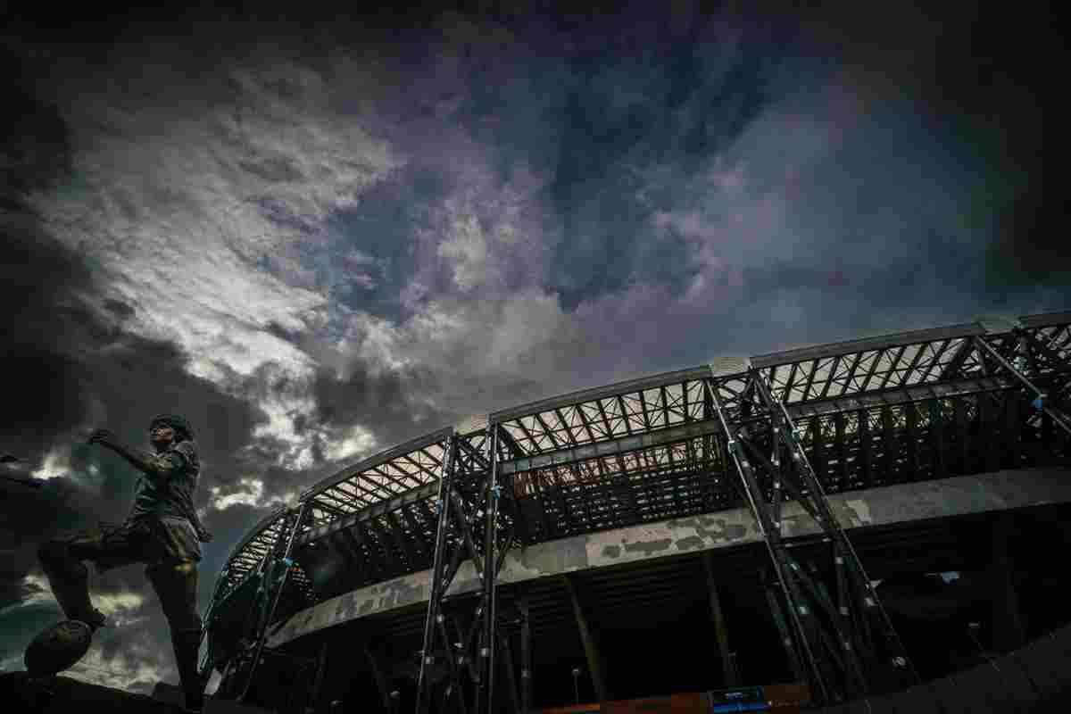 Terremoto Napoli-Real Madrid stadio Maradona