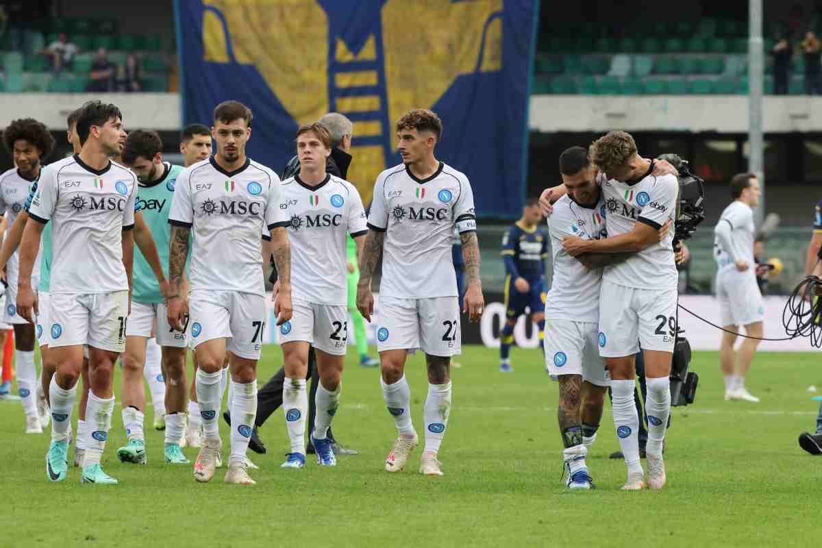 Il Napoli denuncia l'aggressione in tribuna alla procura federale.