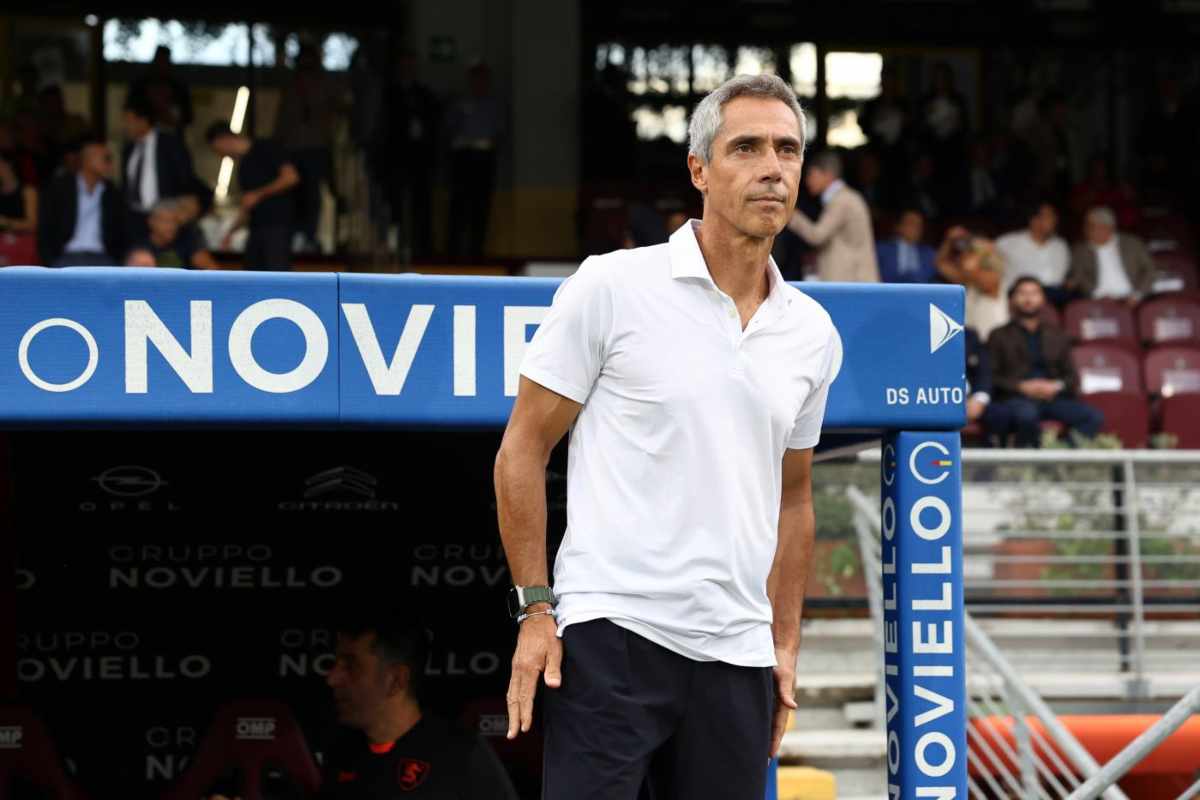 Esonero Paulo Sousa, rabbia tifosi Salernitana, c'entra il Napoli.
