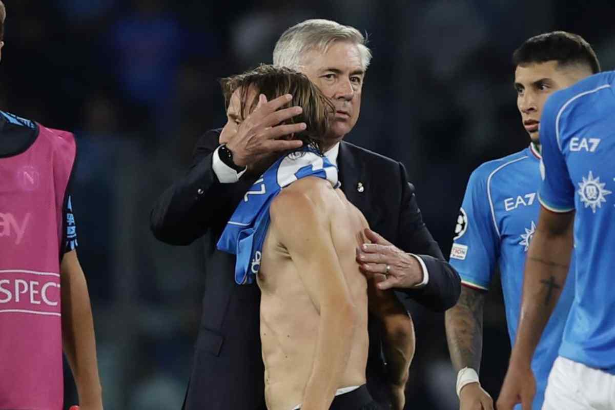 Ancelotti stop Modric verso Real Madrid-Napoli