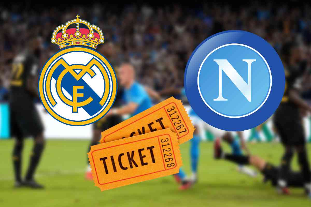 Le informazioni sui biglietti di Real Madrid-Napoli