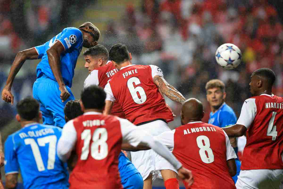 Braga Napoli decisiva per il passaggio del turno