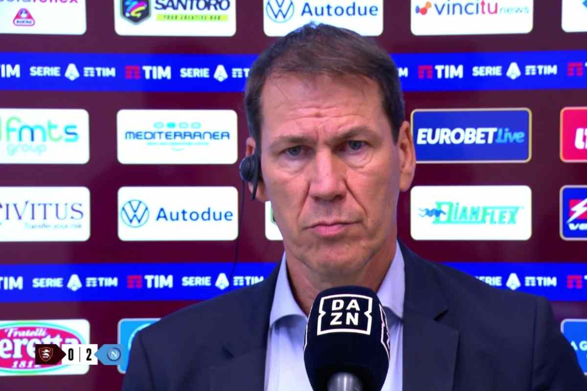Rudi Garcia post Salernitana