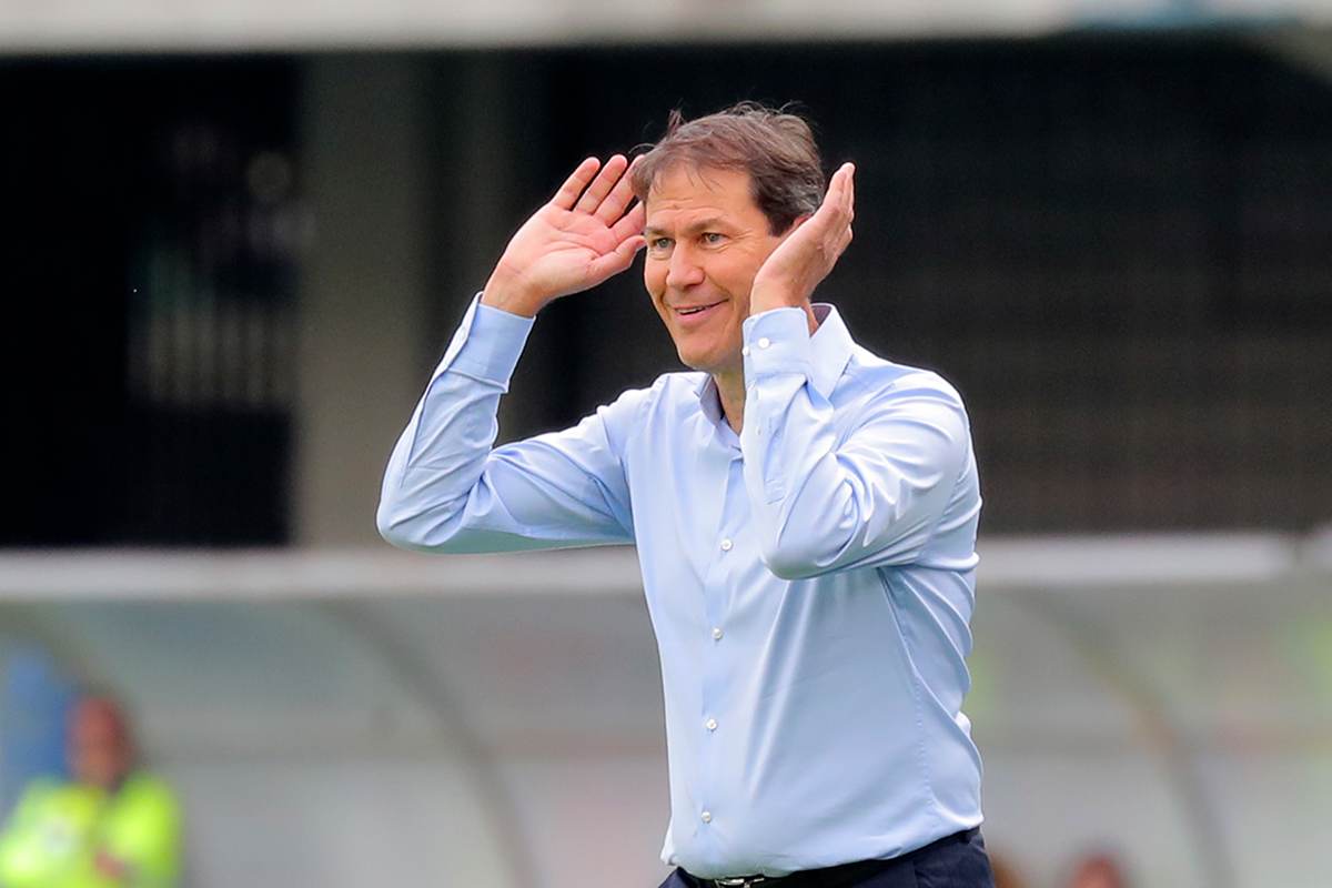 Rudi Garcia ha terminato la sessione per intero 