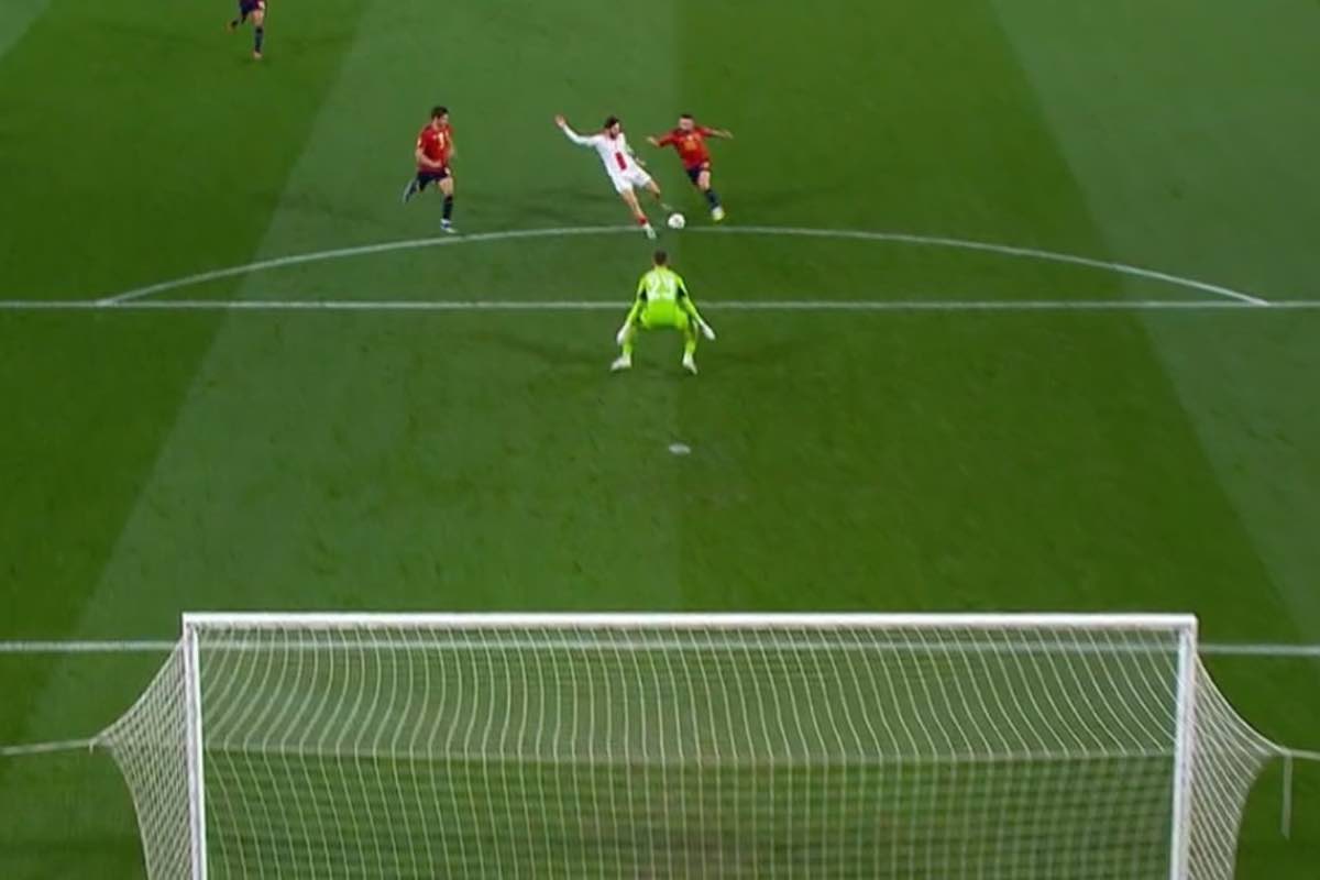 Kvara in gol con la Georgia