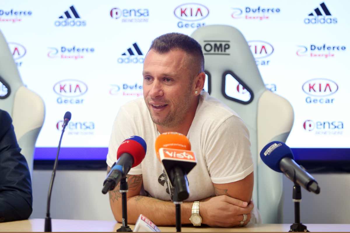 Antonio Cassano rilascia alcune dichiarazioni