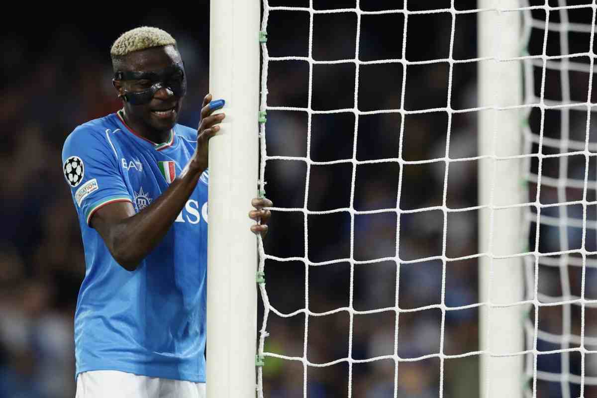 Infortunio Osimhen, recupero vicino