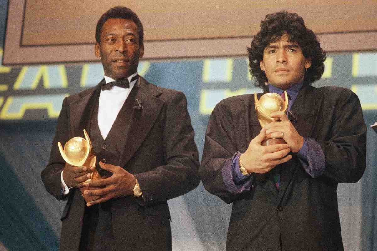 Pelè e Diego Armando Maradona