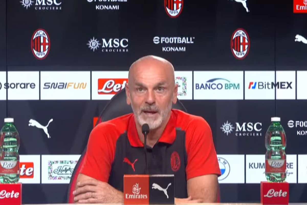 Lecce-Milan, Pioli cita il Napoli in conferenza stampa