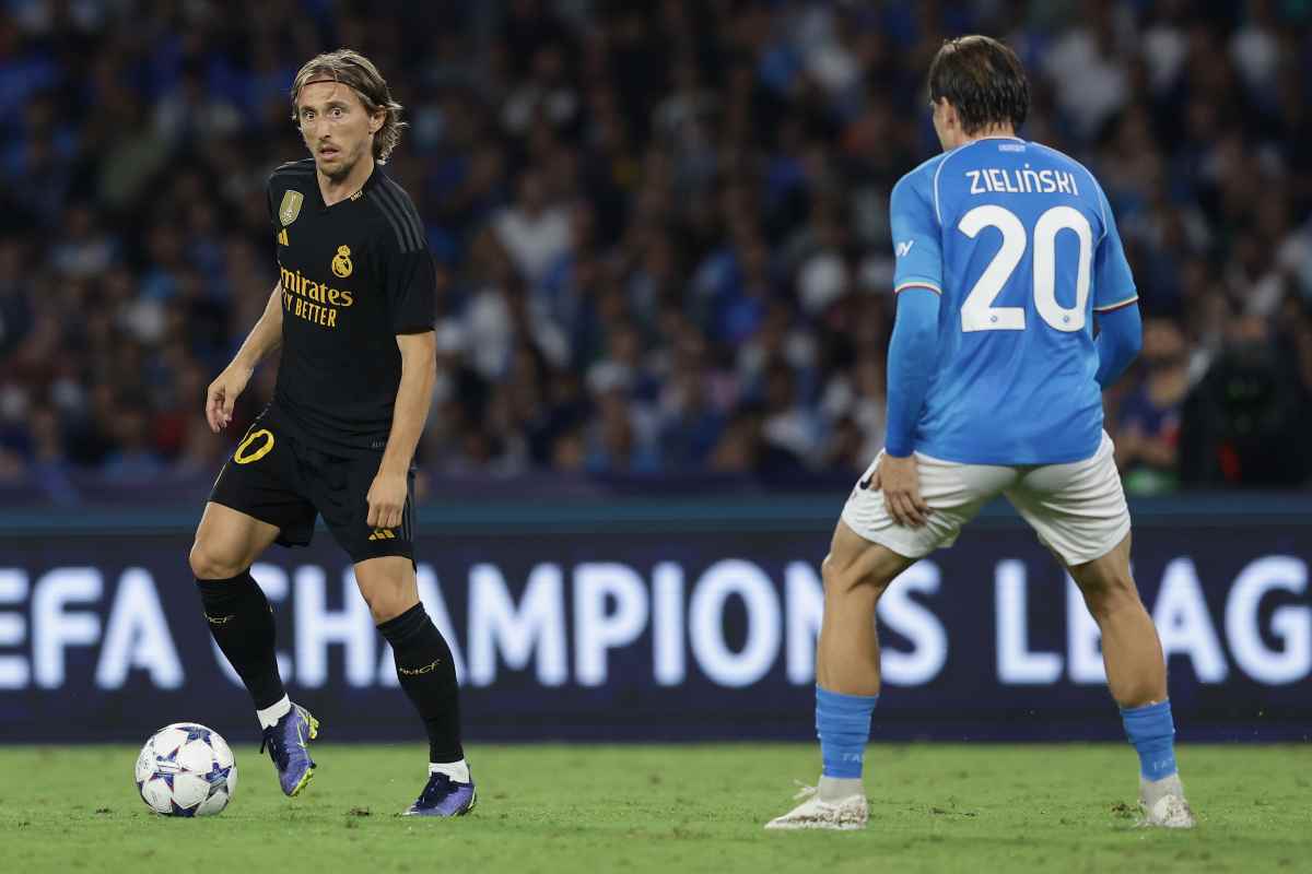 Real Madrid Napoli Infortunio Modric