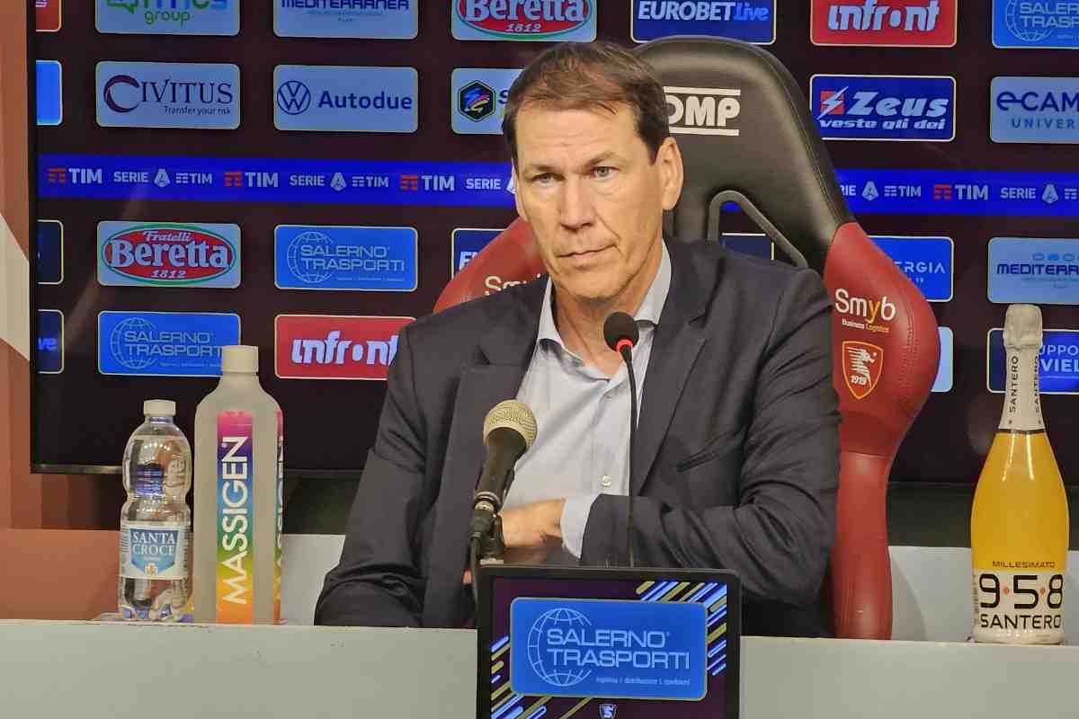 Rudi Garcia in conferenza