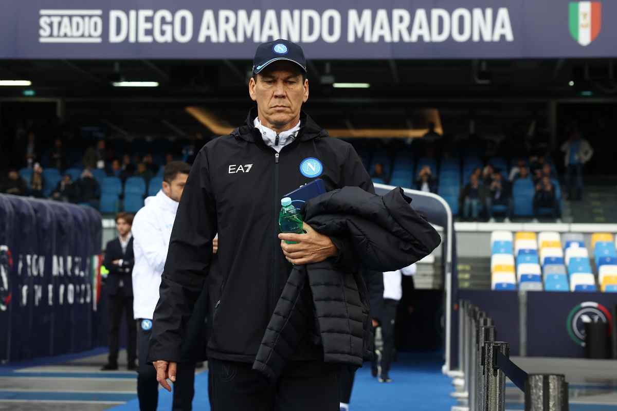 Rudi Garcia non è più l'allenatore del Napoli