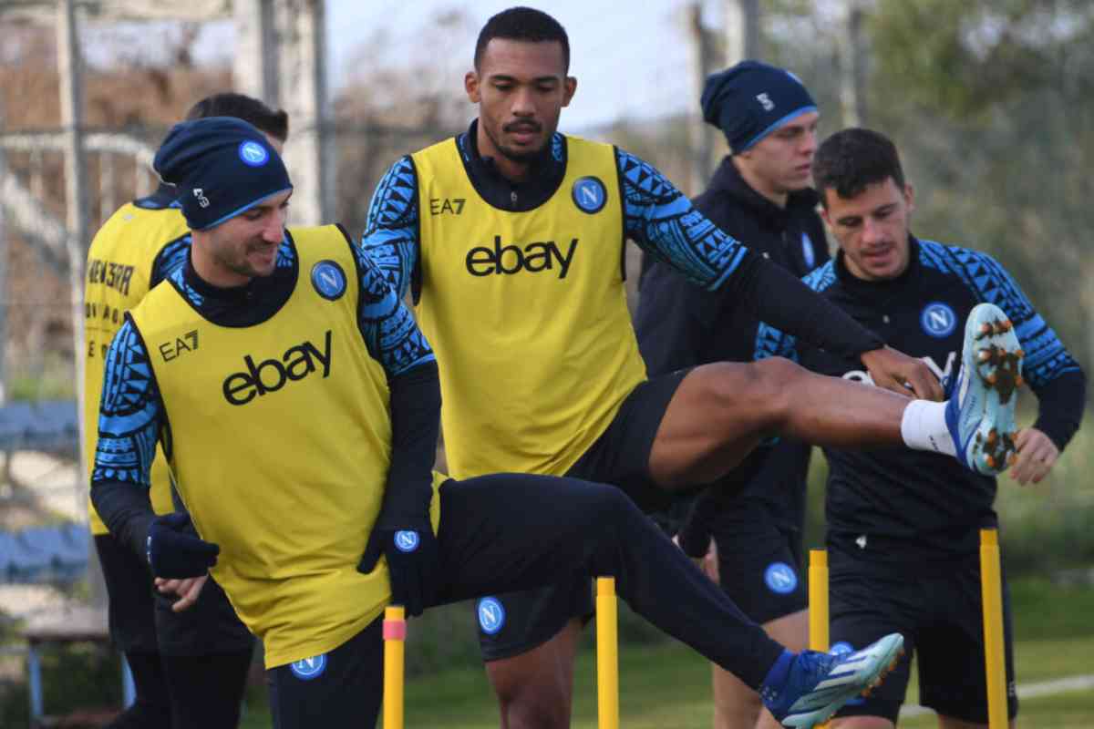 Allenamento Napoli del 26 dicembre a Castel Volturno