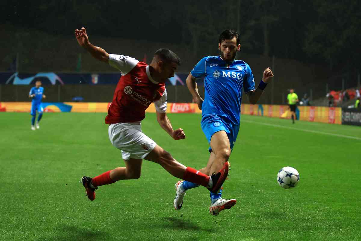 Brutte notizie in vista di Napoli Braga