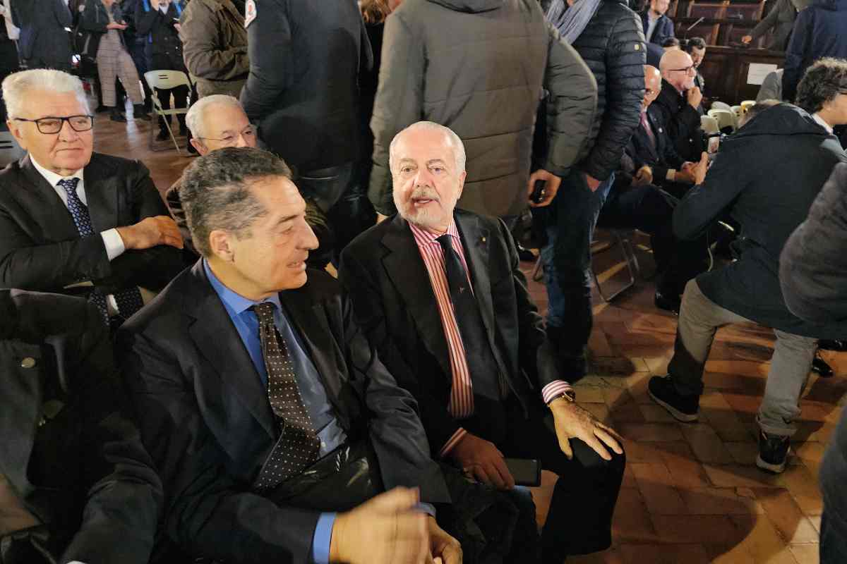 Aurelio De Laurentiis al Maschio Angioino per Spalletti