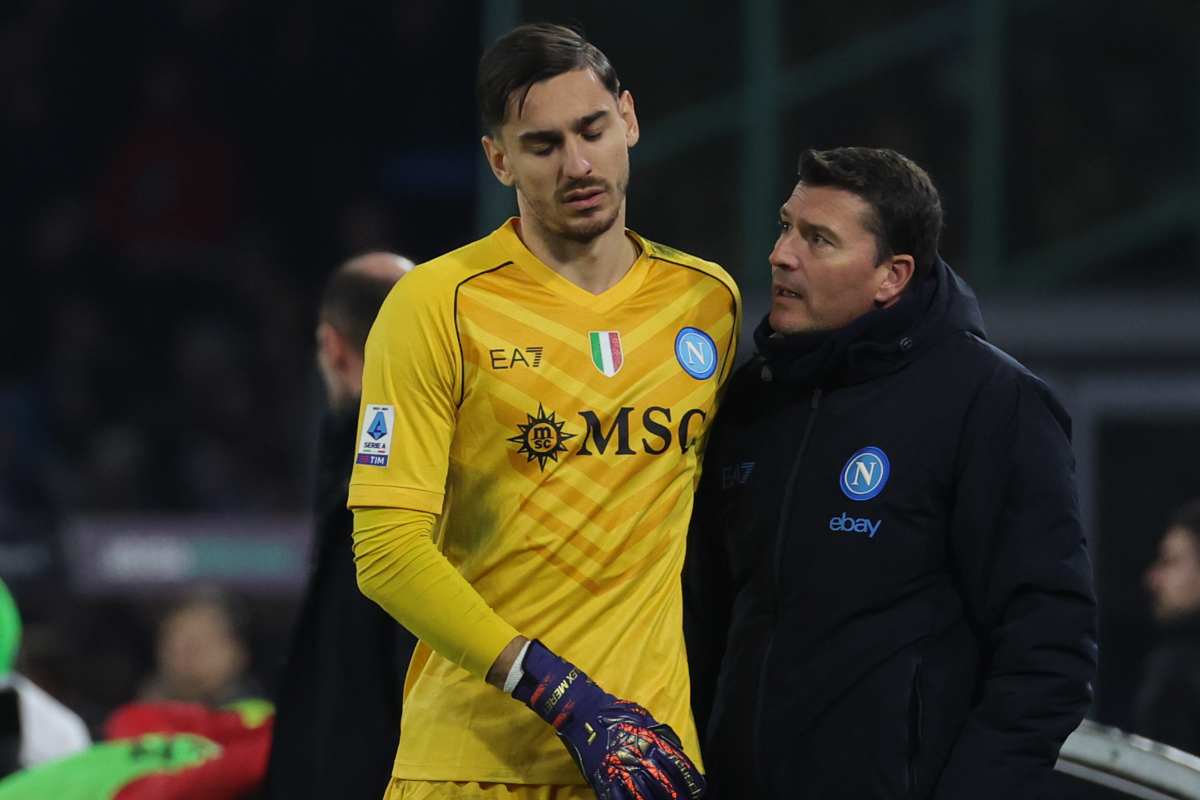 Napoli Infortunio Meret