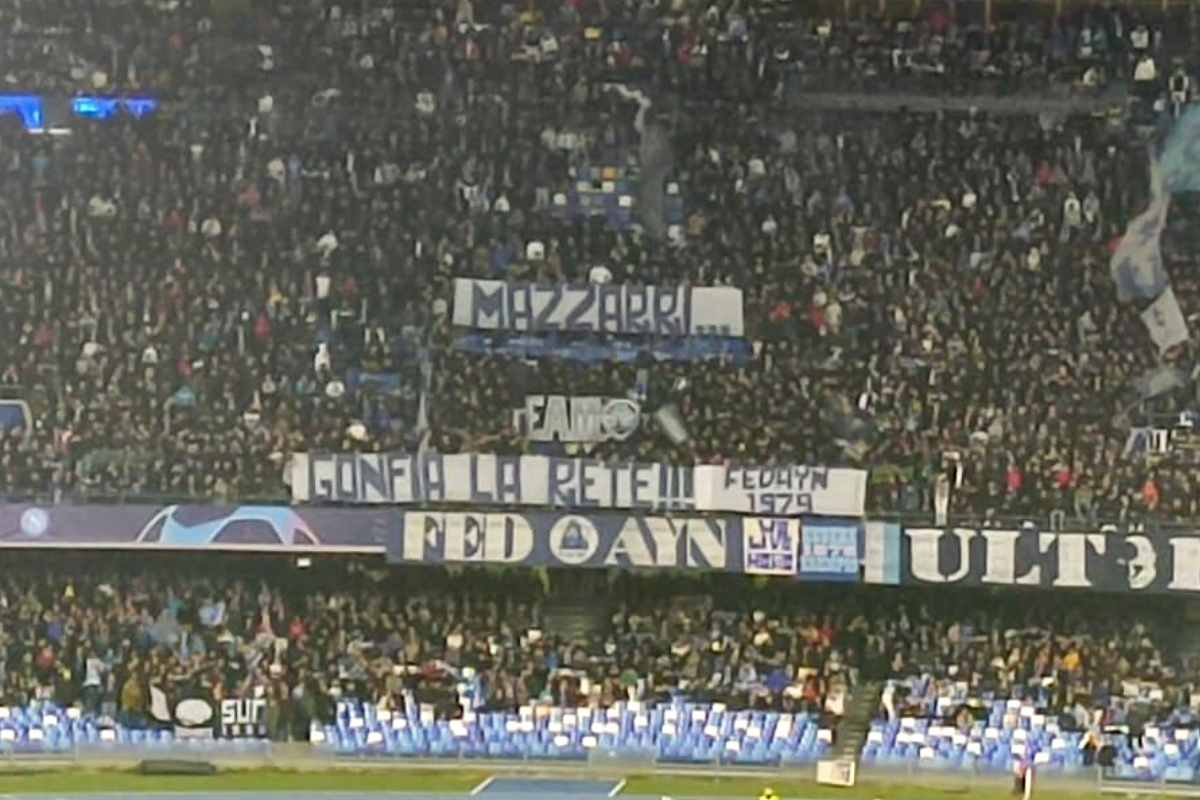 Striscione Napoli Mazzarri