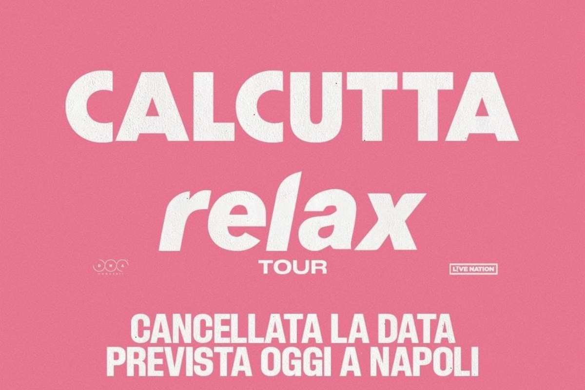 Cancellato il concerto di Napoli