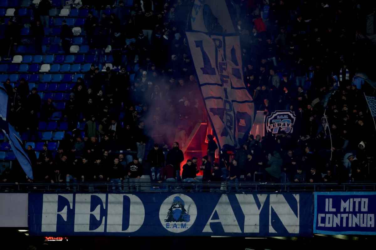 Tifosi Napoli, divieto di trasferta Roma-Napoli