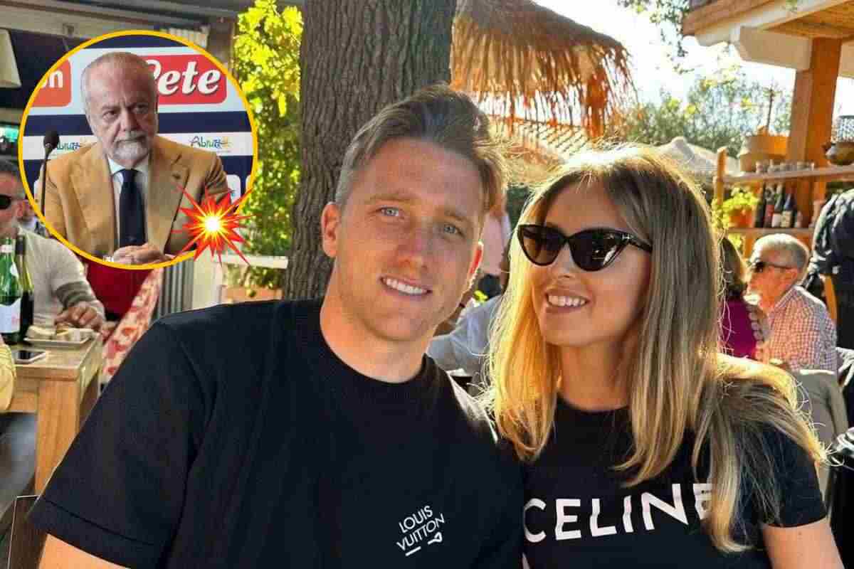 La moglie di Zielinski risponde a De Laurentiis