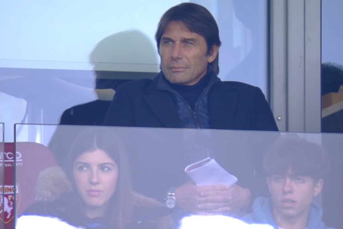 Conte in tribuna a seguire Torino Napoli