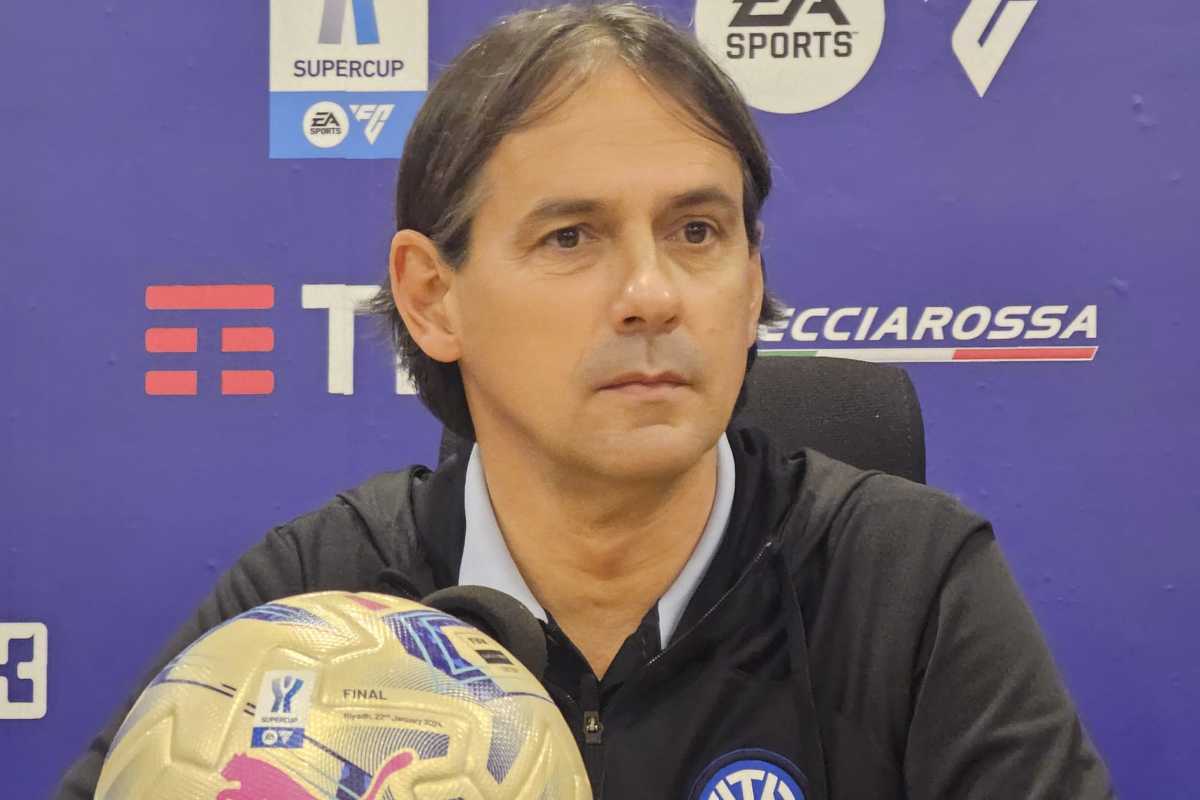 Inzaghi presenta la finale di Supercoppa in conferenza