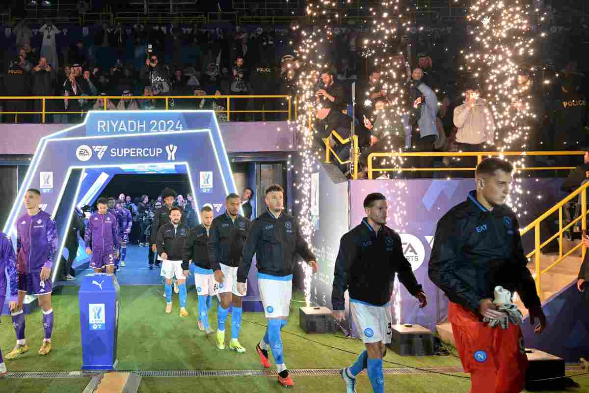 Il Napoli può vincere Ronaldo in Supercoppa contro l'Inter