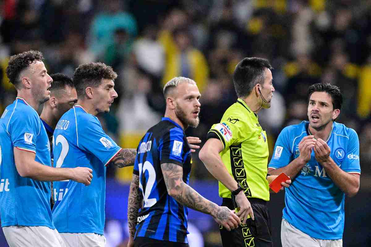 La reazione del Napoli dopo la sconfitta in Supercoppa Italiana