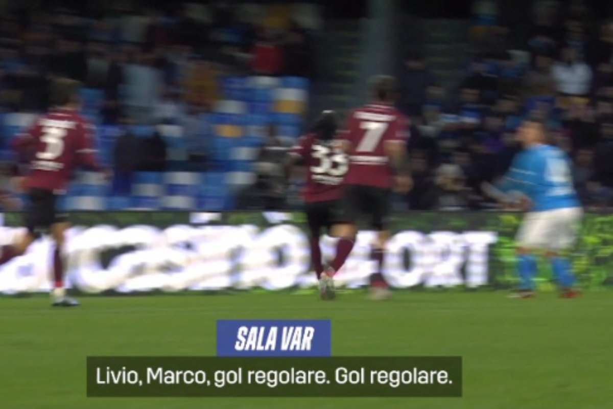 Napoli Salernitana Moviola