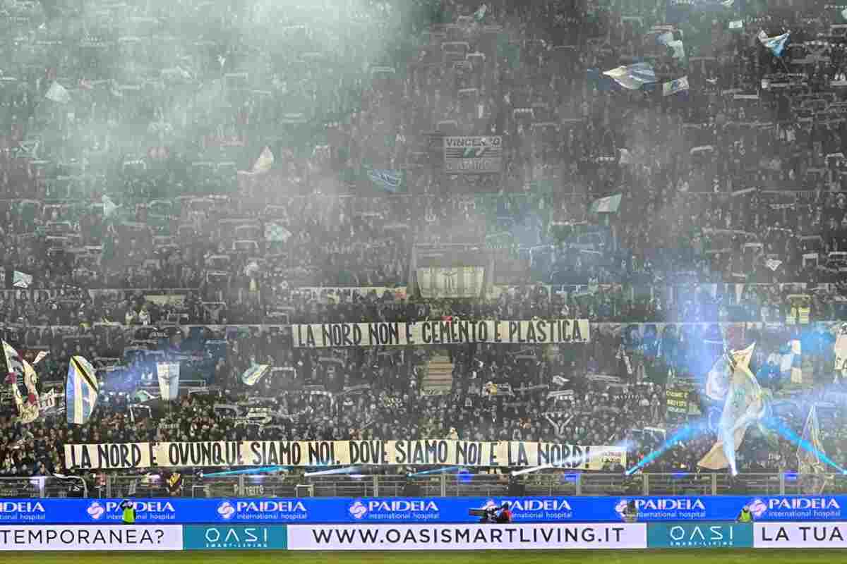 La Curva Nord si sposta in Tribuna Tevere