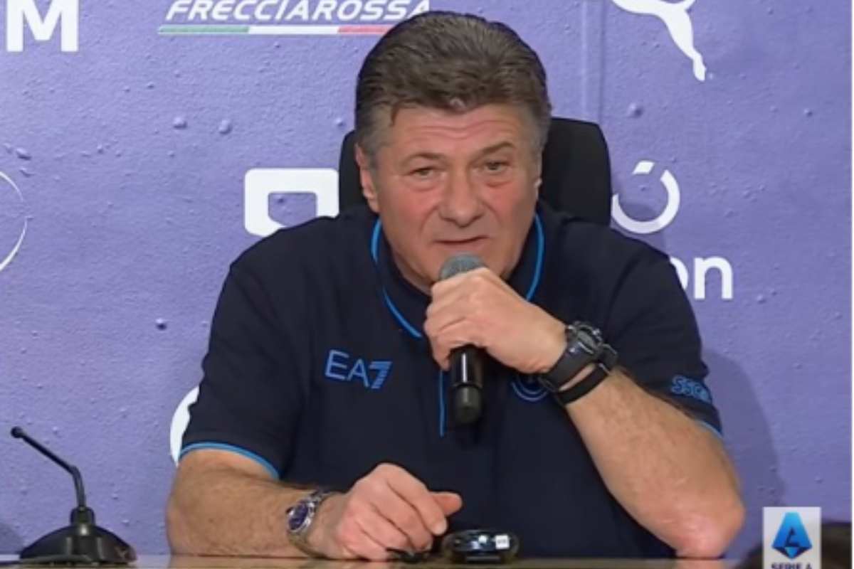 Walter Mazzarri Conferenza pre Napoli Fiorentina