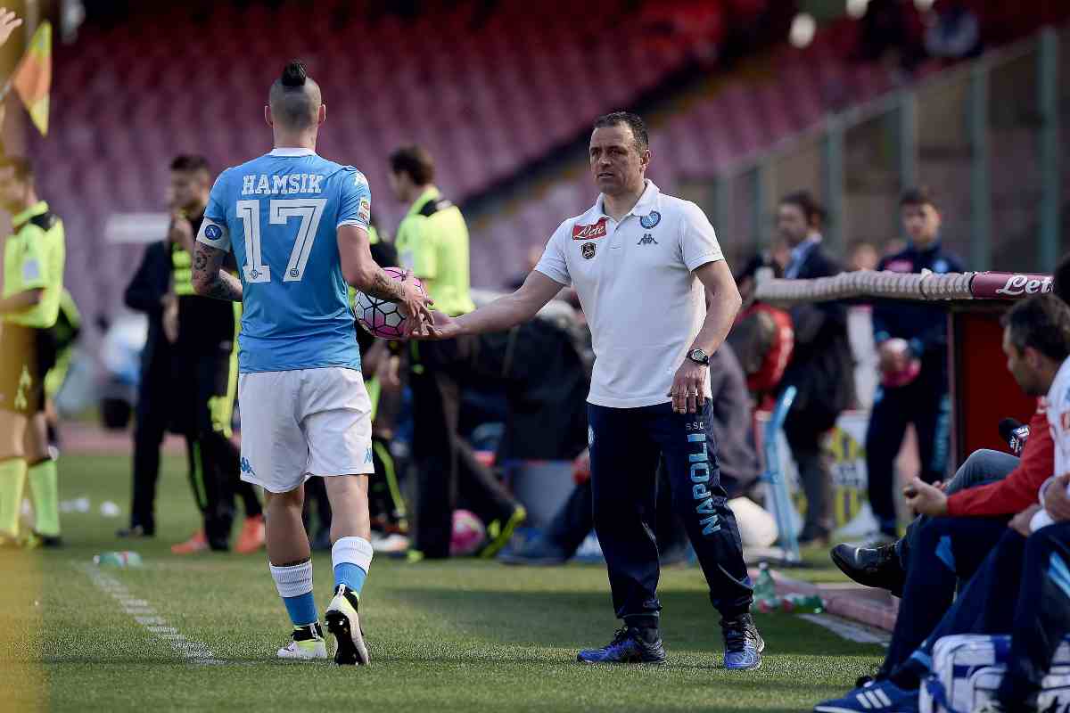 Contatti Napoli-Calzona, coinvolto anche Hamsik