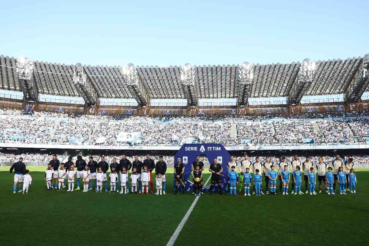 Grande desto dei tifosi del Genoa 