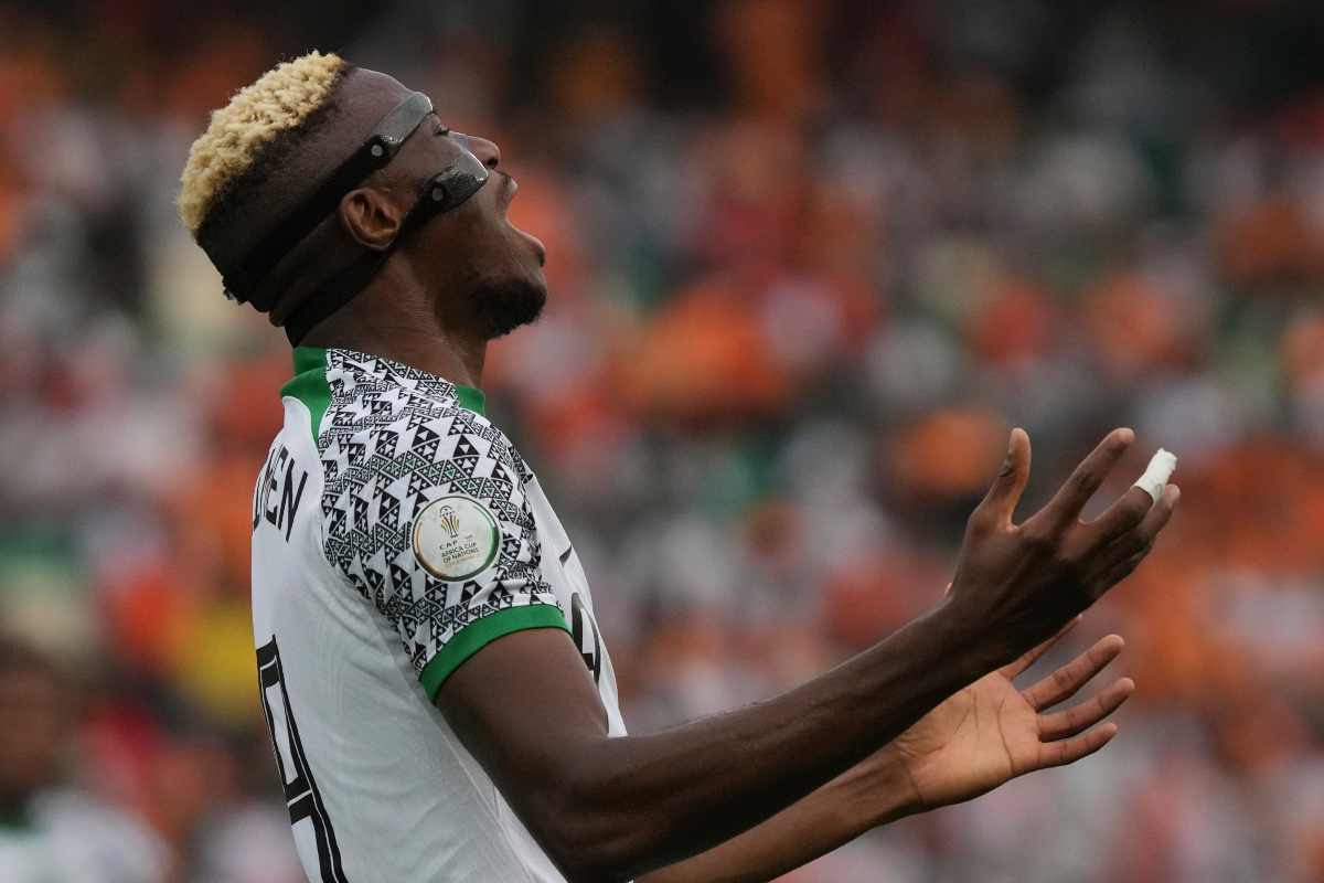 Nigeria, Infortunio per Osimhen prima della semifinale