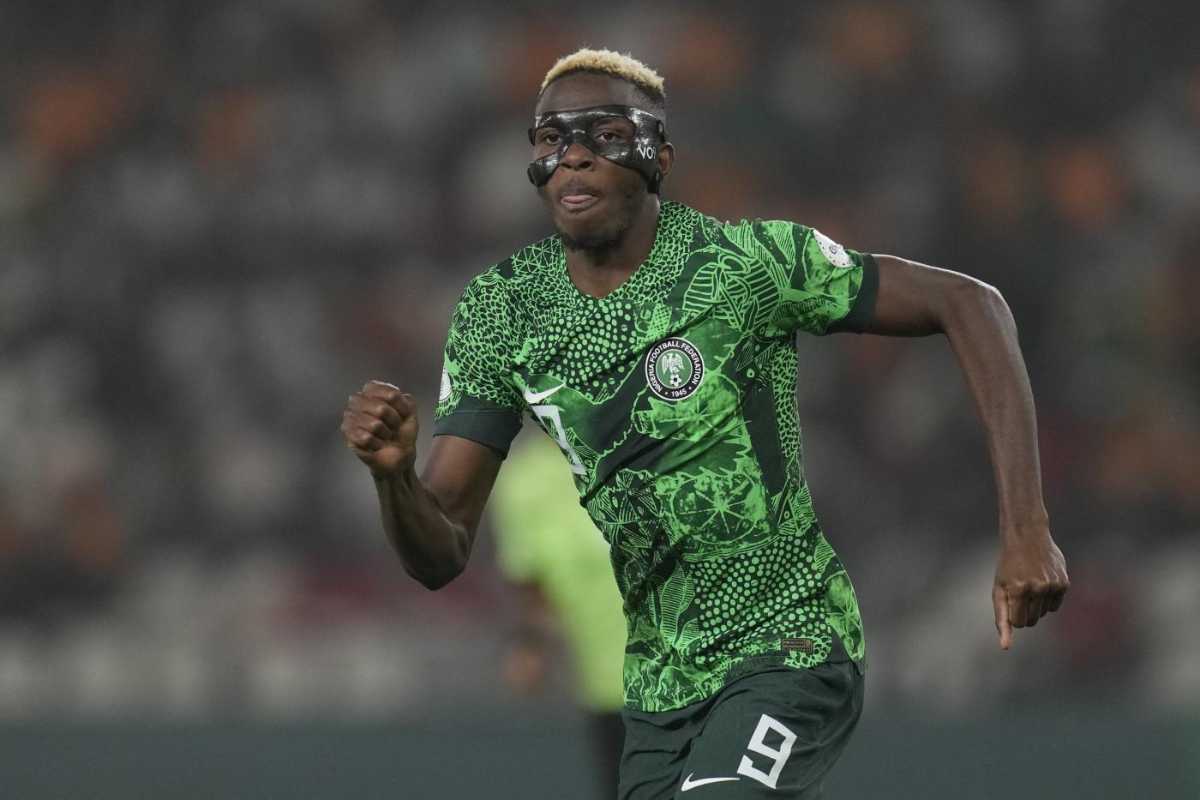 Osimhen in finale di Coppa d'Africa con la Nigeria: il Napoli lo aspetta